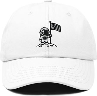 Dalix Moon Mission Dad Cap in White at Nordstrom