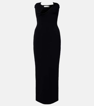 CHRISTOPHER ESBER Odessa embellished ribbed-knit midi dress