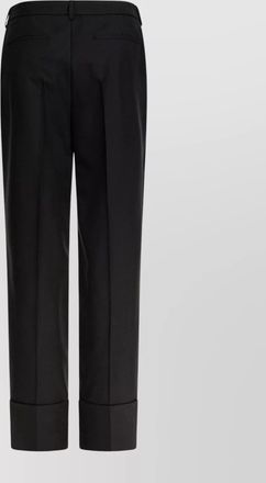 Valentino tailored trousers with back pockets and front pleats