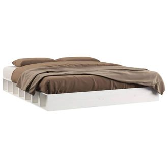Berkfield Home Bed Frame White 160x200 cm Solid Wood