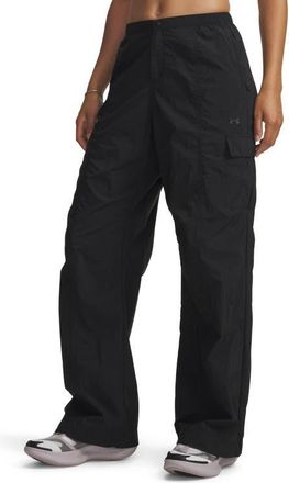 Under Armour Unstoppable Ripstop Utility Pants in Ultimate Black //Anthracite at Nordstrom, Size X-Large