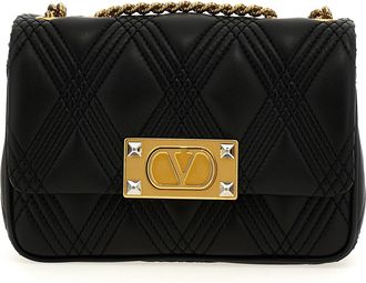 Valentino Garavani Womens Quiltie 67 Shoulder Bag