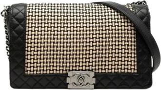 Chanel Pre-owned Vintage Shoulder Bag - Dames - Vintage Schoudertas - Beige - ONE Size - Leer - Vintage