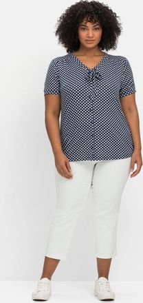 Sheego Kurzarmshirt »Blusenshirt« 1 Stk. tlg