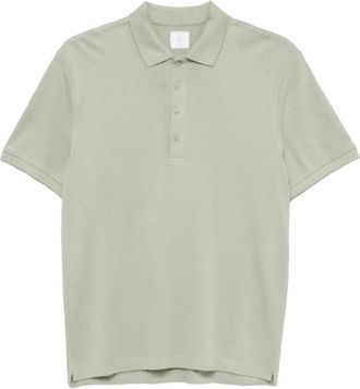 Eleventy Polo Shirt - Heren - Polos - Groen - L - Katoen - Tops