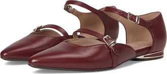 Naturalizer Harmony Womens Flat Shoes Cranberry Leather : 10.5 M (B)