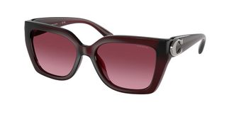 Coach HC8408U CW195 53938H Womens Sunglasses Burgundy Size 55