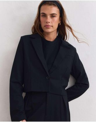 Aim'n blazer corto luxe nero
