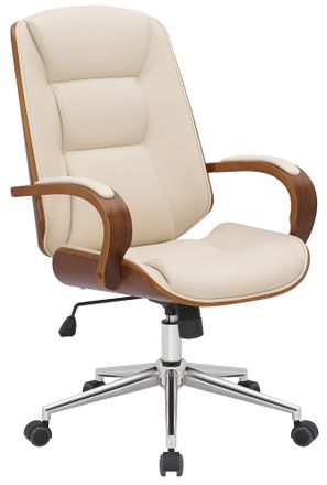 Clp Clp - Silla De Oficina Yankton Nogal/crema