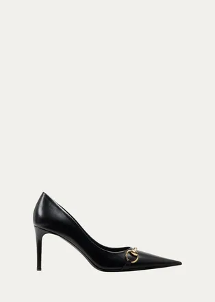 Gucci Donna 80MM Leather Pumps