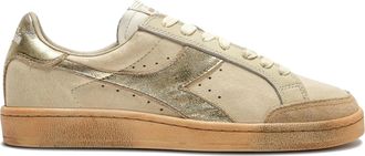 Diadora Prestige Aged Italia Cream Gold Sneakers