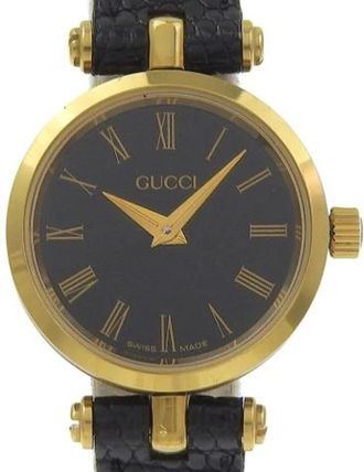 Gucci Pre-owned Vintage Polshorloge - Dames - Vintage Horloges - Zwart - ONE Size - Vintage