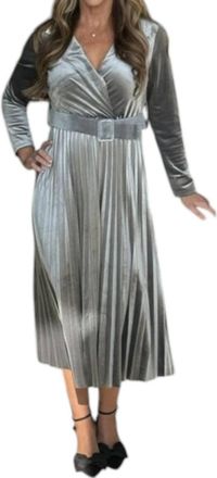 Astrid Franklin Midi Dress In Charcoal