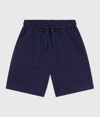 Petit Bateau Effen katoenen bermuda