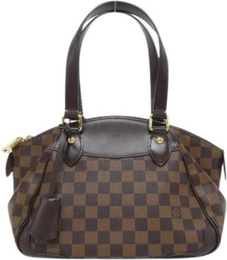 Louis Vuitton Pre-owned Handbags, female, Brown, Size: ONE SIZE Pre-owned Canvas Handbag