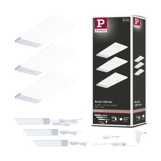 Paulmann Bredo Iluminaci&oacute;n Bajo Muebles Plata Led 4000k