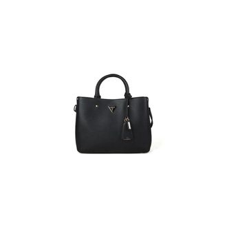 Guess Handbags, female, Black, Size: ONE SIZE Meridian II Girlfriend Satchel