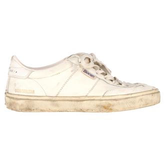 Golden Goose Pre-owned Womens Soul Star Sneakers In Ivory Leather - Size EU 38