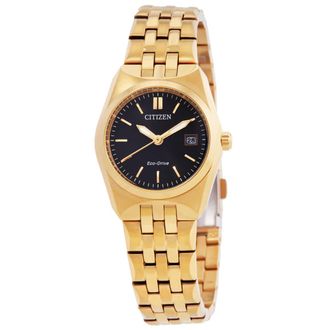 Citizen Corso Eco-Drive Black Dial Ladies Watch EW2293-56E