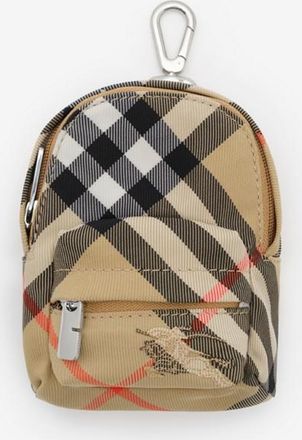 Burberry Check Backpack Charm