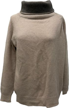 Maison Margiela Pullover Sweater in Beige Wool