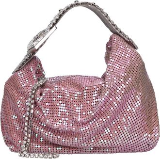 Gedebe Jill Metal Meshros&egrave; - Dames - Handtassen - Roze - ONE Size - Tassen