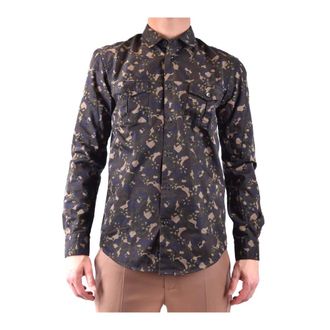 Brian Dales Hombre, Camisas, Negro, Talla: L