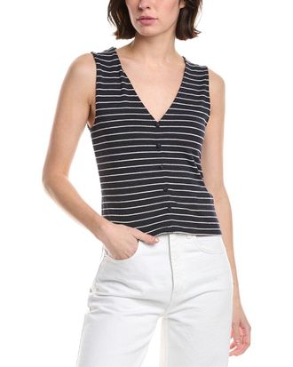 Rag & Bone The Knit Button-Up Tank