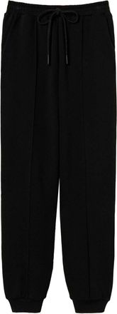 Twin-Set brushed track pants - Black
