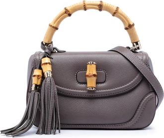 Gucci Pre-owned Gucci Medium Leather New Bamboo Satchel Ladies 73PWCBBD8EH8K1QX