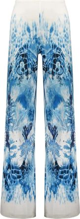 Alberta Ferretti Broeken, Dames, Veelkleurig, S, Broek met grafisch ontwerp