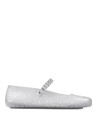 Jimmy Choo London Clear Jelly Ballerina Flats