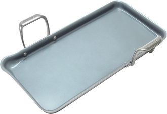 Chantal Induction 21 Tri-Ply Griddle w/ Ceramic Coating - 19.09 x 9.52 in Silver at Nordstrom
