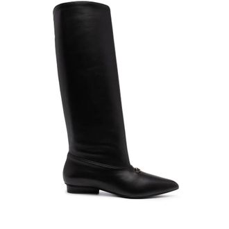 Ferragamo Gancini Knee-High Boots