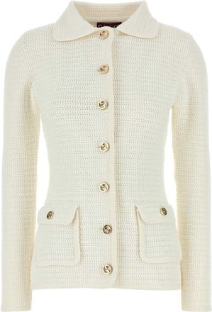 Gucci Witte Rekbare Haakblazer