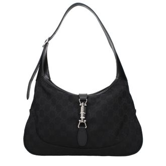 Gucci Borsa a tracolla Gucci Jackie Donna Tessuto Nera