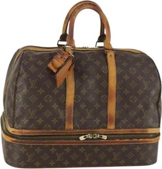 Louis Vuitton Pre-owned Weekend Bags, female, Brown, Size: ONE SIZE Pre-owned Canvas Travel Bag
