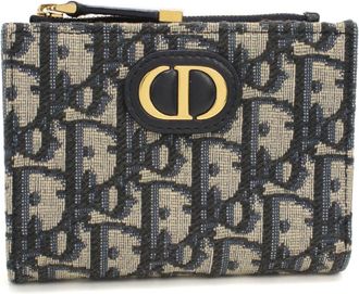 Dior Navy Wallet (Bi-Fold) (Pre-Owned)