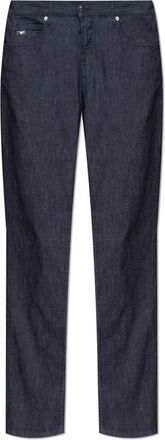 Emporio Armani Tapered Leg Jeans - Heren - Slim Fit Jeans - Blauw - W29 - Katoen - Jeans