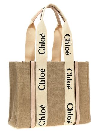 Chlo&eacute; Woody Tote Bag - Beige