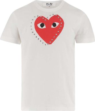 Comme Des Gar&ccedil;ons Off White Graphic T-Shirt