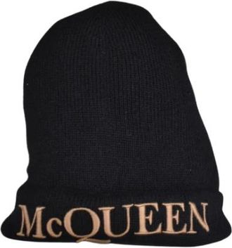 Alexander McQueen Pre-owned Cashmere Beanie - - Pre-owned - Uomo - Nero - ONE SIZE