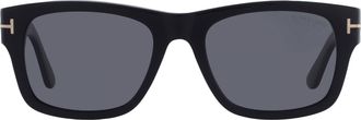 Tom Ford Smith-02 Polarized Smoke Square Mens Sunglasses FT1303 01D 55