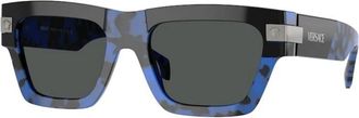 Versace Authentieke Bril met Topkwaliteit - unisex - Zonnebrillen - Blauw - 52 MM - Accessoires