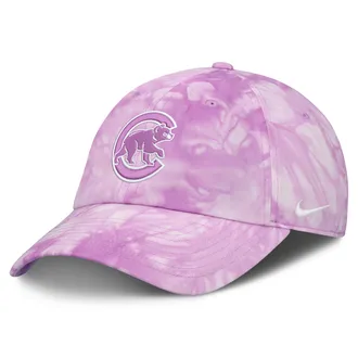 Nike Chicago Cubs Club Nike Mens MLB Adjustable Hat in Pink | NB0110AEJ-P5U