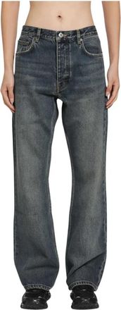 Off-white Rechte broek - Heren - Loose Fit Jeans - Blauw - W34 - Denim - Jeans