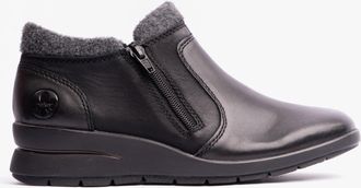 Rieker L4854-00 Womens Leather Boots Black - Size UK 6.5