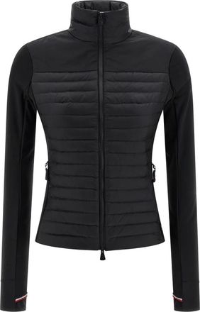 Moncler Dames, Jassen, Zwart, Maat: S Nylon
