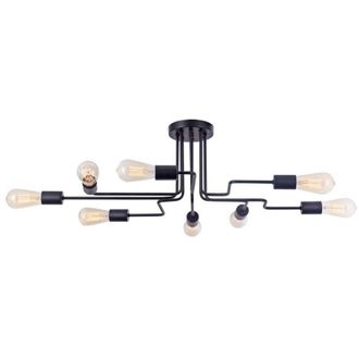 Maytoni Maytoni - Gilbert Plaf&oacute;n Negro, 8 Luces, E27