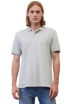 Marc O'Polo Poloshirt MARC OPOLO, Herren, Gr. XXL, grau (iron grau melange), Piqu&eacute;, Obermaterial: 100% Baumwolle, Shirts Poloshirt